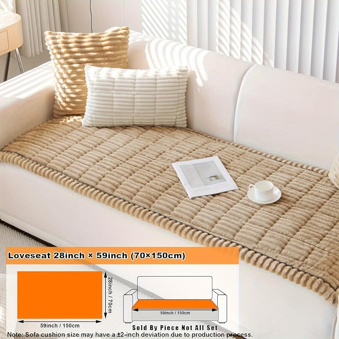 ZQFFB Couch Cover for Dogs Washable Non-Slip Pet Friendly Sofa Protector | Multiple Sizes Dog Blanket Fit Sectional Sofas & Loveseats, Prevents Pet Hair, Scratches & Stains - Image 6