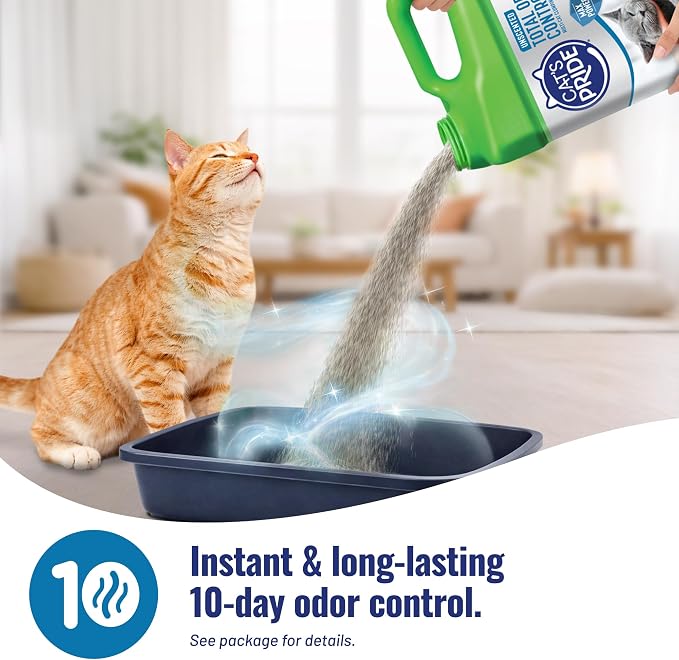Cat's Pride Total Odor Control, Max Power, Clumping Litter Unscented 15lb - Image 5