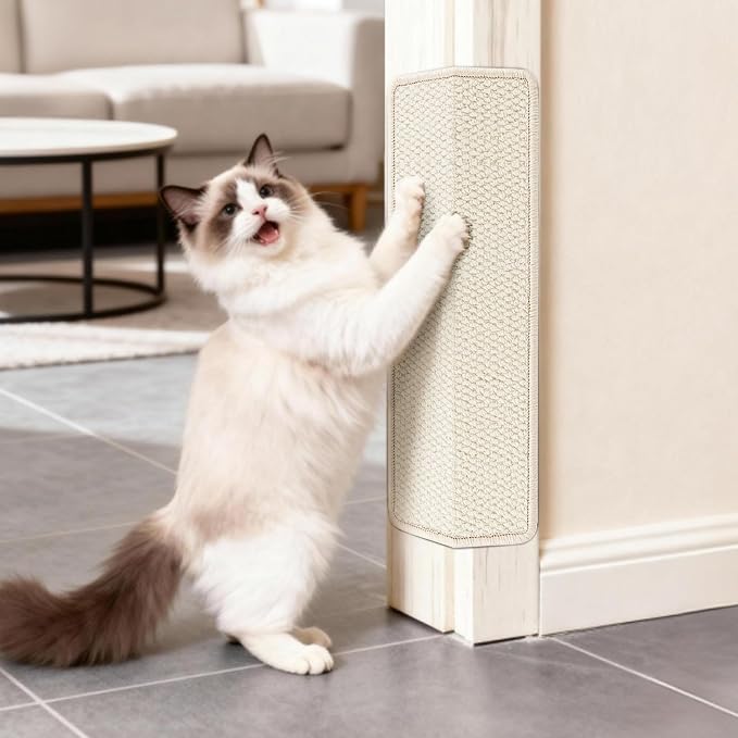 ENONCI Door Protector from Cat Scratching 19.6x7.8 Cat Wall Corner Scratcher by ENONCI
