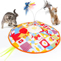 Interactive Cat Toys for Indoor Cats, Kitten Toys for Indoor Kittens,Yellow | Automatic Electronic Cat Toys for Bored Adult Cats, Stimulating Moving Cat Enrichment Toy, Hide and Seek Cat Games Toy by Unknown