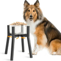Elevated Dog Bowl Stand for Large Dogs, Adjustable Width 7-10.6, 11" Tall Dog Food Water Stand, Bowl Not Included by TIDANT