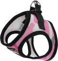 Bark Appeal Pink Camo Step-in Dog Harness for Medium to Large Sized Pets – Updated Sizing, Re-Measuring is Essential – Soft Vest Harness – Anti-Choke with Adjustable Strap & Heavy Duty Clip – L by BarkAppeal