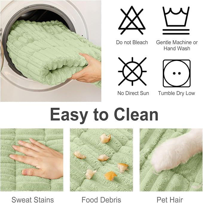 hyha Couch Cover for Dogs, Washable Non Slip Plush Flannel Sofa Protector | Thick Flannel, Anti-Slip Backing, Pet Hair & Scratch Protection, Fits Sofa & Loveseat (27.6" x 88") - Image 7