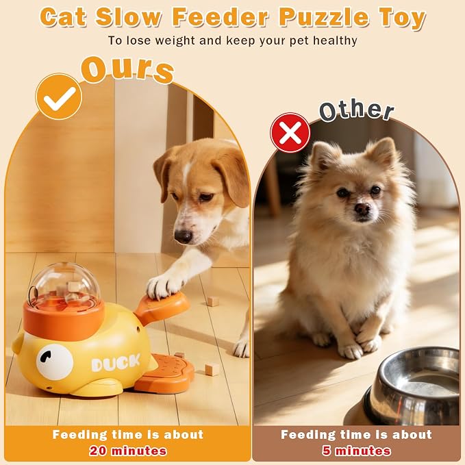 Whale-Shaped Dog Treat Dispenser - Interactive Dog Toys for Mental Stimulation, Slow Feeder Puzzle Toy for Small Medium Dogs & Cats, IQ Training Food Dispenser to Reduce Bloating & Boredom (Blue) - Image 5