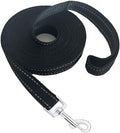 Nylon Training Dog Leash for Small Medium Dogs, 15ft 20ft 30ft 50ft 100ft Reflective Long Leash Dog/Puppy Lead for Obedience Recall Training, Camping by MANDAO