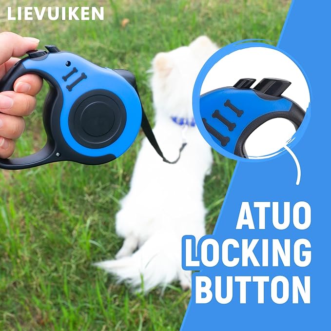 Retractable Dog Leash Automatic Telescopic Tractor Dog Tape | Pet Tape 10/16 FT Durable and Convenient, with Non-Slip Handle, Suitable for Small and Medium-Sized Dogs - Image 2