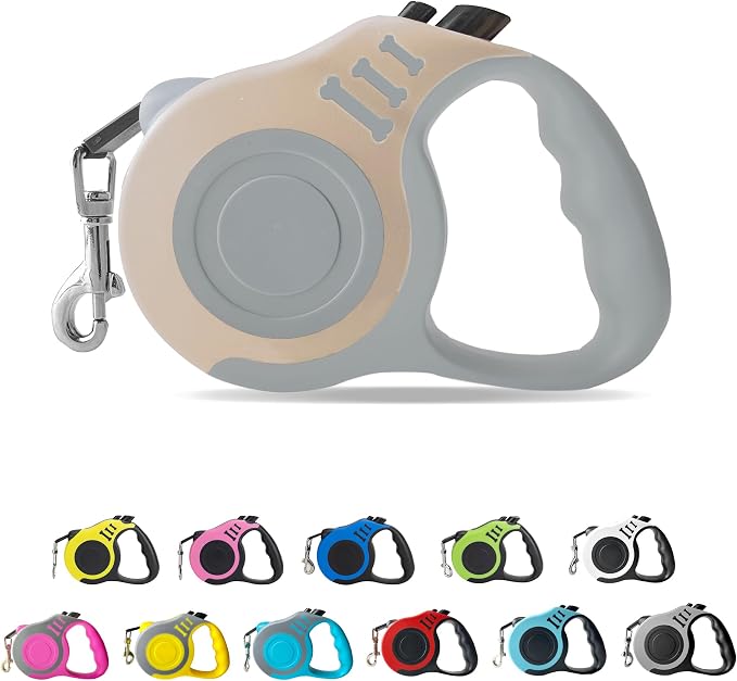 Retractable Dog Leash Automatic Telescopic Tractor Dog Tape | Pet Tape 10/16 FT Durable and Convenient, with Non-Slip Handle, Suitable for Small and Medium-Sized Dogs by LIEVUIKEN