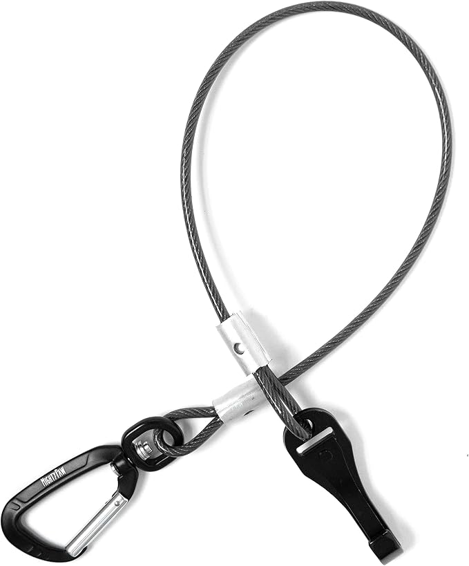 Mighty Paw Dog Seat Belt Vehicle - Chew-Proof Dog Belt - Great for Teething Puppies - Latch Bar Attachment Like Child's Car Seat - Aviation Aluminum Carabiner - Strong Enough for Climbers - 850+ LB by MightyPaw