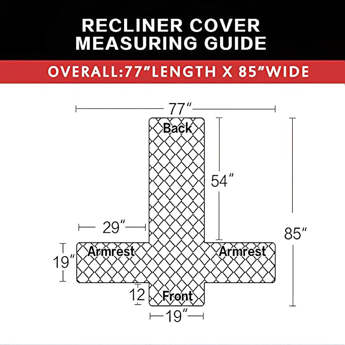 Easy-Going Reversible Couch Cover, Recliner 19 in, Light Gray/Light Gray | Machine Washable Slipcover For Dogs, Water Resistant Furniture Mat For Living Room, Non-Slip Sofa Cover, Pet Friendly - Image 5