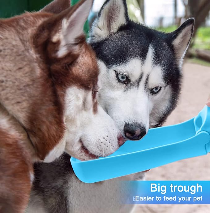 Portable Dog Small Animals Water Bottle for Walking 19 OZ or 12 OZ Pet Water Bottles for Puppy Medium Large Dogs Little Animals Water Dispenser Dog Small Animals Water Bowl - Image 6