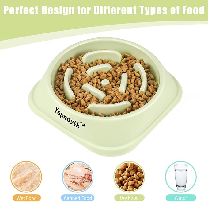 Slow Feeder Dog Bowls for Large Dogs | Non-Slip Base, Anti-Choking Design, Reduces Bloating & Overeating, Easy to Clean, 4 Cups - Image 4