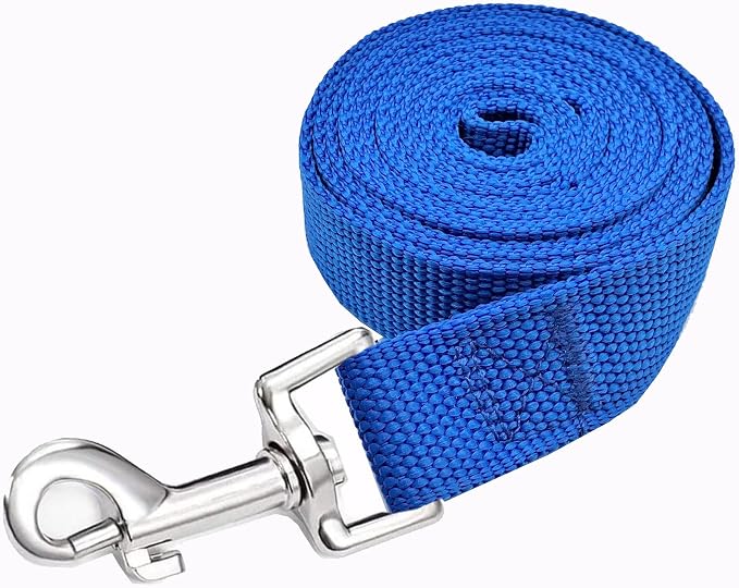 Strong Nylon Dog Leash, 4FT/ 5 FT/ 6FT Dog Leashes for Medium Large Dogs(4 FT, Blue) - Image 3