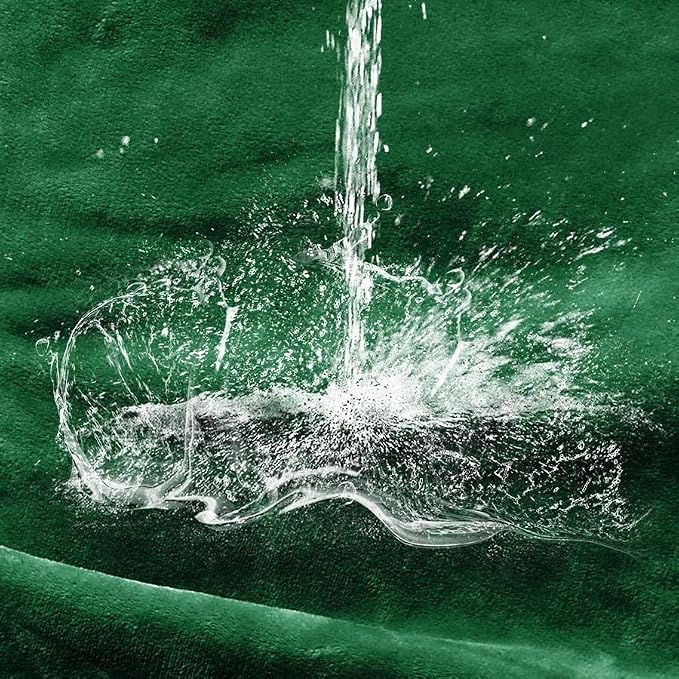 Soft Waterproof Blanket for Bed Couch Sofa, Green, 60x80 inches | Liquid Pee Proof Pet Blanket for Dog Puppy Cat, Reversible Sherpa Fleece Blanket for Couch Cover, Furniture Protector - Image 7