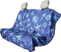 Back Seat Cover for Car Trucks Van SUV Jeep,Waterproof Rear Bench Towel Seat Covers for Dogs and Kids,Automotive Backseat Protector (Conch Shells Starfish) by LoyaGour