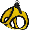 Bark Appeal Yellow Step-in Dog Harness for Large to Extra Large Sized Pets – Updated Sizing, Re-Measuring is Essential – Soft Vest Harness – Anti-Choke with Adjustable Strap & Heavy Duty Clip – XL by BarkAppeal