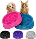 YINEYA 2PCS Anti-Choking Slow Feeder Dog Bowls Small Size Dog, Slow Feeder Cat Bowl, Supplies and Puzzle for Pet by YINEYA