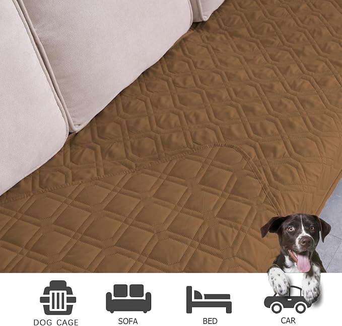 Ameritex Waterproof Dog Bed Cover Pet Blanket for Furniture Bed Couch Sofa Reversible - Image 3