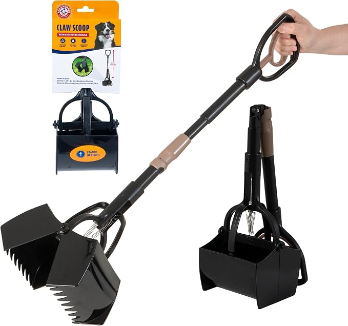 Arm and Hammer Claw Pooper Scooper for Dog Waste, Easy Yard Cleanup Tool | Pooper Scooper System Built for Convenient Pet Waste Cleanup by ARMHAMMER