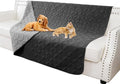 Waterproof Couch Cover for Dogs - Washable Pets Furniture Protector | TPU Leak-Proof Liner, Lightweight & Reversible, Fits Chair, Sofa, Bed, 52" x 82" , Black/Darkgrey by TuffeelHome