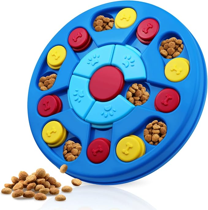 Joansan Dog Puzzle Toys, Interactive Treat Dispenser IQ Stimulation | Small Dogs Brain Training, Slow Feeder to Aid Pets Digestion (Advanced Level 2-3) by JoansanPet