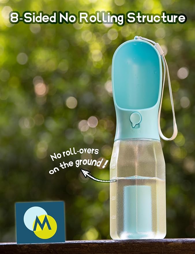 Portable Dog Water Bottle 3 in 1 Pet Travel Bowl Dispenser Treat Container - Image 6