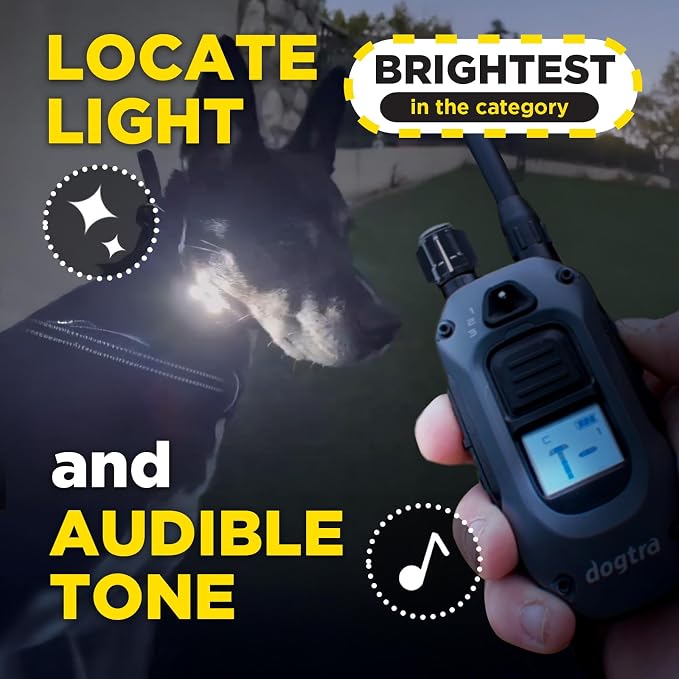 Dogtra 280X E-Collar with Remote [New Edition] 10 lbs+, 1/2 Mile Range, LED Light, 100 Levels of Precise Control for Stubborn Dogs, Waterproof, Boost for Quick Recall, Vibration, Safety Lock & Tone - Image 7