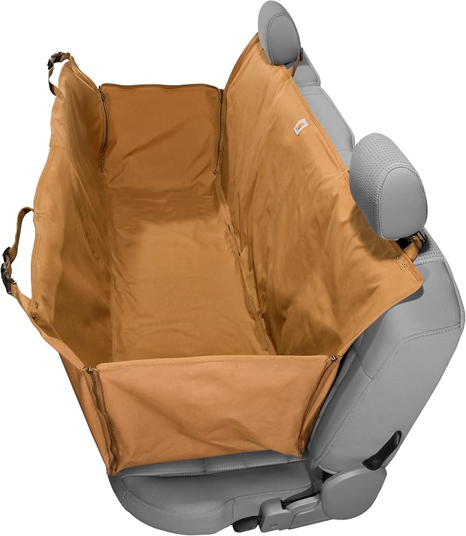 Carhartt Universal Fitted Nylon Duck Pet Hammock Carhartt Brown | Dog Back Seat Cover - Image 2
