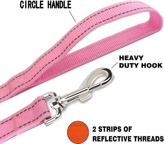Reflective Dog Leash 4Ft /6 Feet Long, 3/4 Inch Wide, for Small and Medium Dogs - Image 3