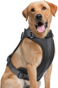 Wisedog Lightweight No Pull Dog Harness, Black, Large | Air Mesh, 3 Clips, Adjustable, No Choke Design, Ideal for Walking Training by WisedogPetSupplies