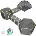 Wilwolfer 5 in 1 Cat Enclosure - Outdoor Cat Tent with Tunnel & House - Portable Pet Playpen for Cats, Puppies & Small Animals by Wilwolfer