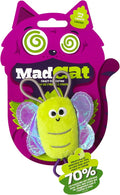 MAD CAT Slingshot Critters Butterfly Plush CAT Toy with Catnip | Plush launcher style play, stretch and send it flying, sparks natural hunting instincts, engaging for felines, pack of 1 by Unknown