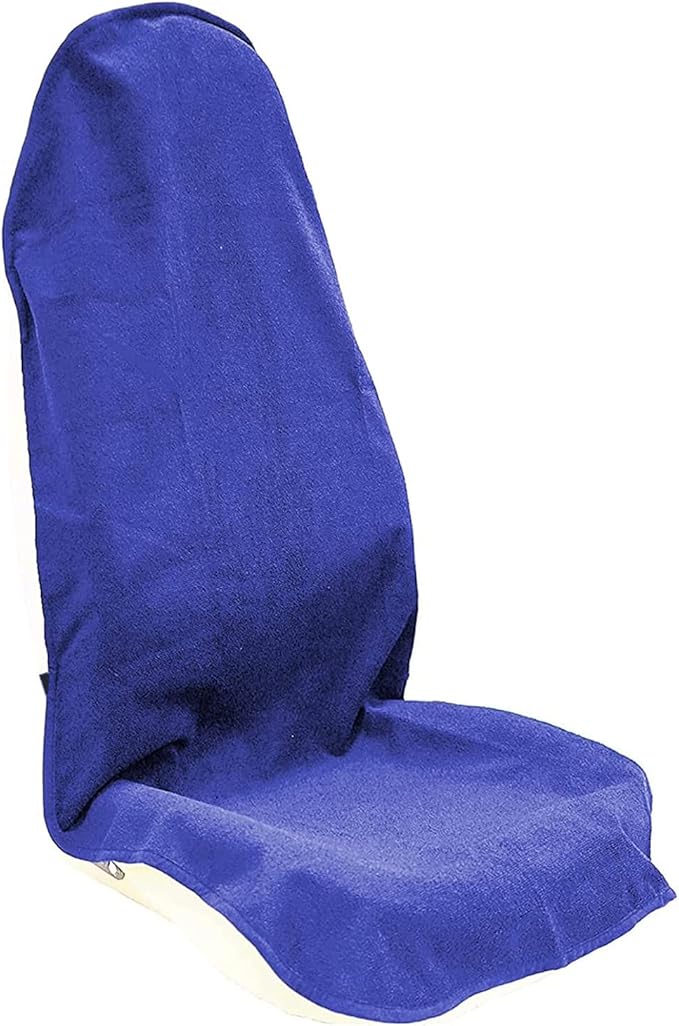 Car Seat Cover Protector Front Seats,for Gym Workout,Running,Swimming,Beach and Hiking,Waterproof Sweat Towel Bucket Seat Covers for Cars SUV Trucks (Blue, 1Pcs) by LoyaGour