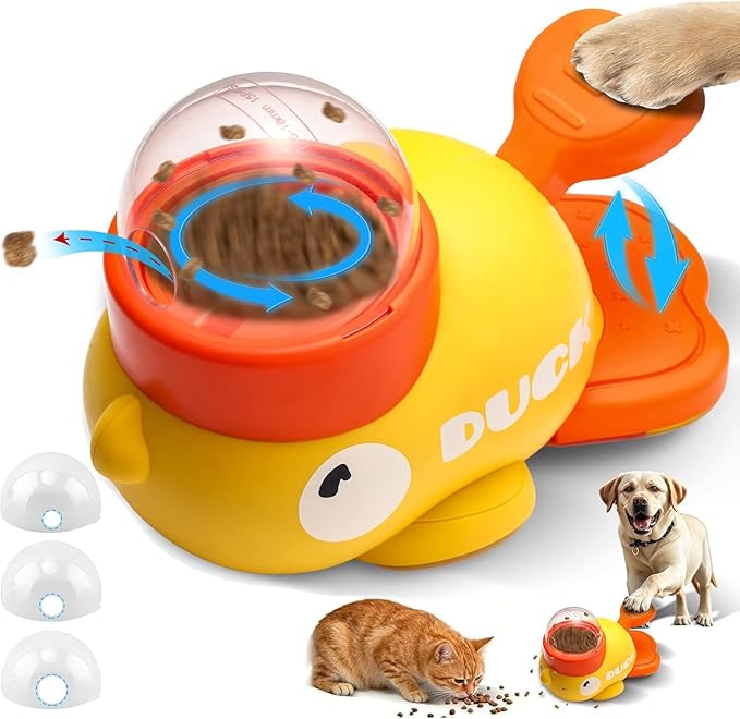 Small Dog Interactive Treat Dispenser Toy, Food Puzzle Slow Feeder | Interactive Slow Feeder Puzzle & Food Dispensing Toy, Mental Stimulation Puppy Chew Toy for Healthy Digestion & IQ Training by Nollapo
