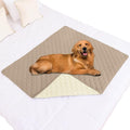Smiry Waterproof Reversible Pet Couch Covers for Dogs | Pet Friendly, Soft Fabric, Washable Sofa Furniture Protector for Dogs Cat Kids, Checkered (40"x50", Taupe/Beige) by Smiry