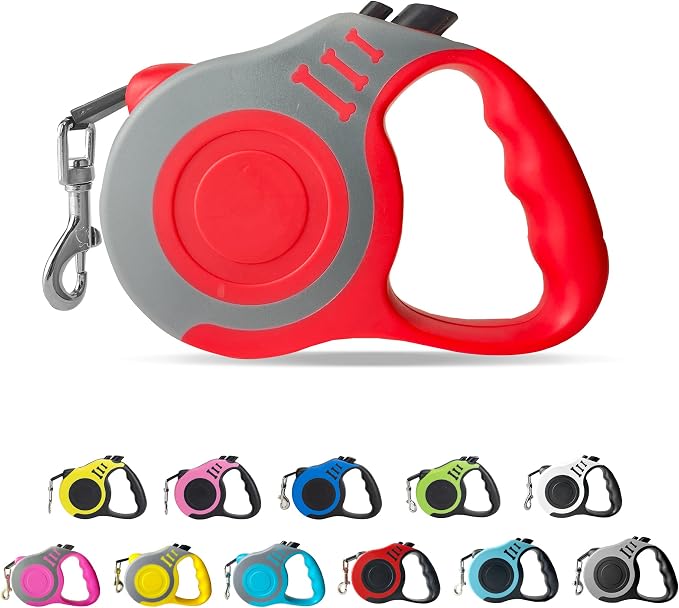 Retractable Dog Leash Automatic Telescopic Tractor Dog Tape | Pet Tape 10/16 FT Durable and Convenient, with Non-Slip Handle, Suitable for Small and Medium-Sized Dogs by LIEVUIKEN