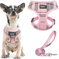 PUPTECK Small Dog Harness and Leash Set No Pull for XS XXS Sized Dogs Puppy | Escape Proof No Choke Pet Cat Adjustable Soft Padded Walking Vest by PUPTECK