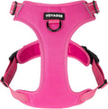 Voyager Dual Attachment No Pull Harness - Fuchsia, X-Large | 28 - 37" in Chest, No Pull Dog Harness, Fully Adjustable, 3M Reflective Technology, Front & Back D-Rings, Walking & Training by BestPetSuppliesLLC