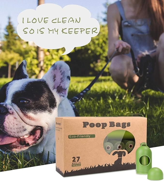 Dog Poop Bag Biodegradable 540 Count Dog Waste Bags with Dispenser Scented | Strong Large 9x13 inch Waste Refill Bags for Daily Dog Walks, Cat Litter Cleanup Outdoor Travel and Multi-Pet Households - Image 7