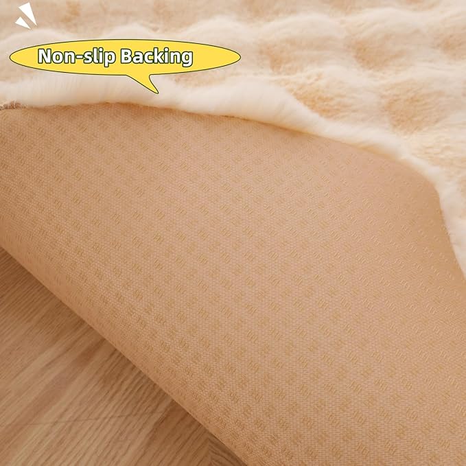 SHENGOCASE Pet Cushion Pad, Faux Fur Dog and Cat kneading Pillow, Cozy Bed Insert for Crate Pad Padding for Cage Kennel (23.6" x 35.4") - Image 5