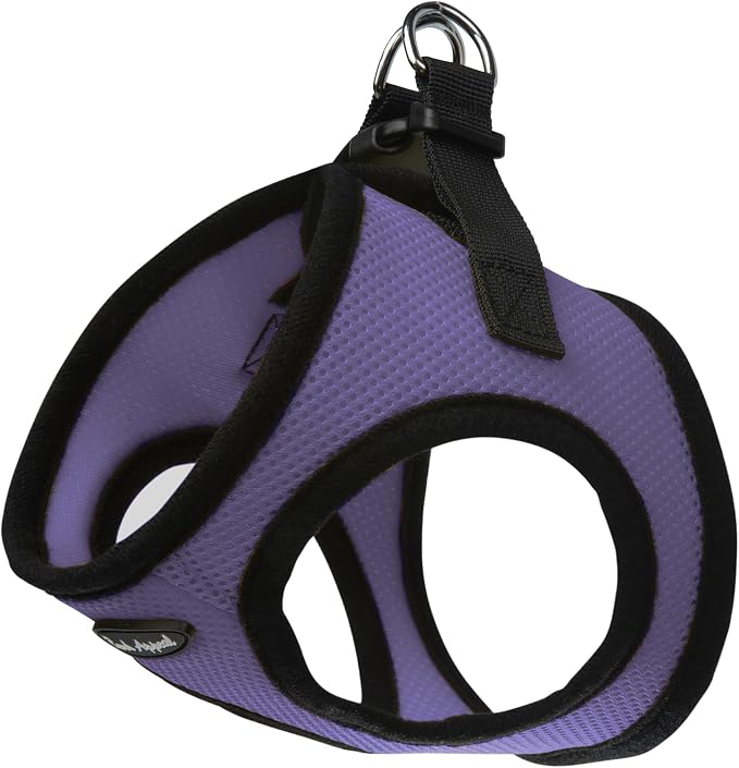 Bark Appeal Lavender Step-in Dog Harness for Extra Small Sized Pets – Updated Sizing, Re-Measuring is Essential – Soft Vest Harness – Anti-Choke with Adjustable Strap & Heavy Duty Clip – XS by BarkAppeal