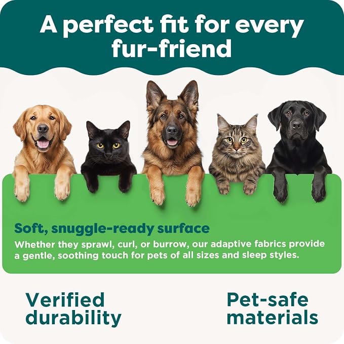 FurHaven Waterproof Blanket & Furniture Protector Cover with Non-Slip Backing, Machine Washable, Jumbo/King, Quilted Twill, Gray - Image 7