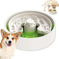 Puzzle Feeder Slow Feeder Dog Bowl for Puppies with Non-Slip Base - Adjustable Speed Design, Removable Puzzle Inserts & Dishwasher Safe, Green by PuzzleFeeder