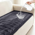 Leakproof Couch Cover for Dogs, Non Slip Washable Sofa Protector | Stain-Resistant Window Seat Cushions Chair Mat Car Seat Cover for Kids Pets (DarkGray 27.6" x 59") by Wnote