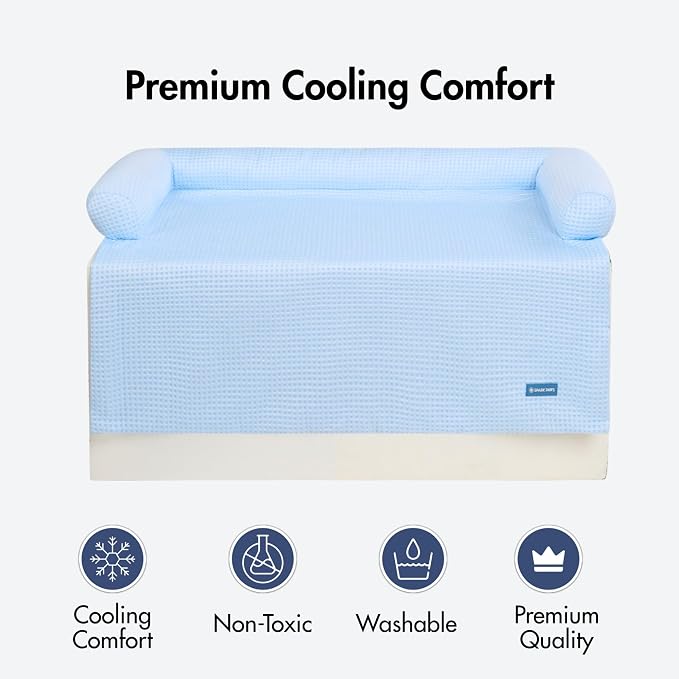 Spark Paws Cooling Couch Cover Dog Bed, Furniture Protector Mat | Non-Toxic Washable Pet Cooling Pad for Large, Medium and Small Dogs - Image 2