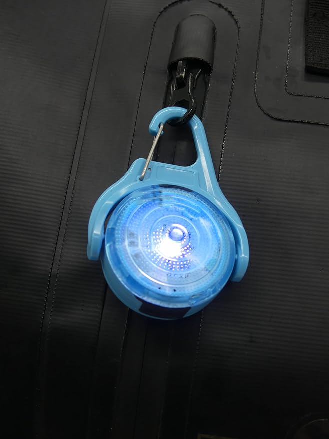 Rechargeable Adventure Light | Water Resistant Bright LED Clip-On Flashing Light for Dog Walking, Running and All Outdoor Activities (White) - Image 7