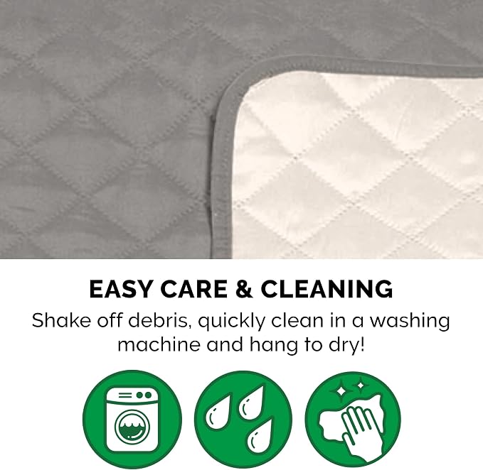 Furhaven Water-Resistant & Reversible Chair Cover Protector for Dogs, Cats, & Children - Two-Tone Pinsonic Quilted Living Room Furniture Cover - Gray/Mist, Chair - Image 11