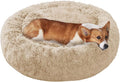 JOLLYVOGUE Dog Bed, Calming Anti-Anxiety Large Dog Bed, Fluffy Donut Cushion for Medium and Large Pets (27"/30"/36") by JOLLYVOGUE