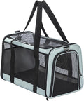 Petsfit Soft-Sided Cat Carrier,18 x 11 x 11 Pet Carrier | Airline Approved, Lightweight and Collapsible, Ventilation on 5 sides, Escape Proof, Adjustable Shoulder Strap & Soft Cushion by Petsfit