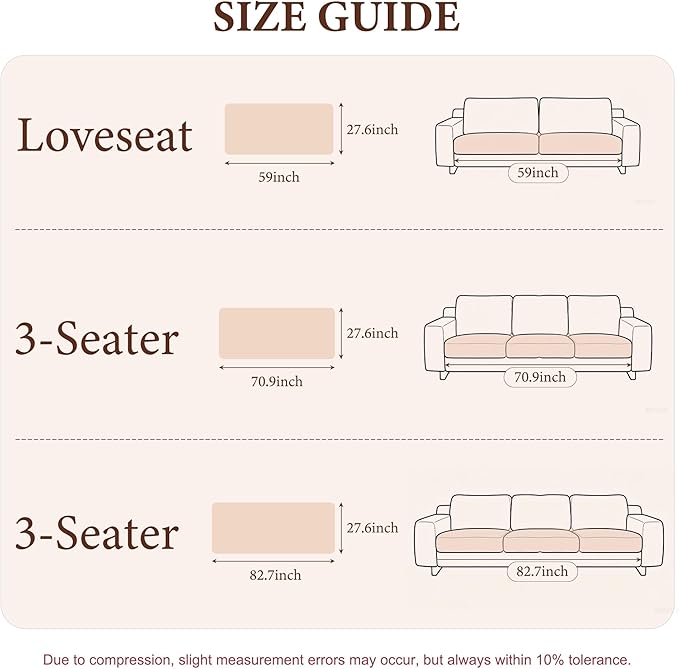 MEETSKY Pet Couch Cover, Non Slip Green Sofa Covers for 2 Cushion Couch | Couch Cover for Dogs, Washable Love Seat Couch Covers, Sofa Slipcovers Against Pet Hair & Scratch, Moss Green, 27.6" x 59" - Image 2