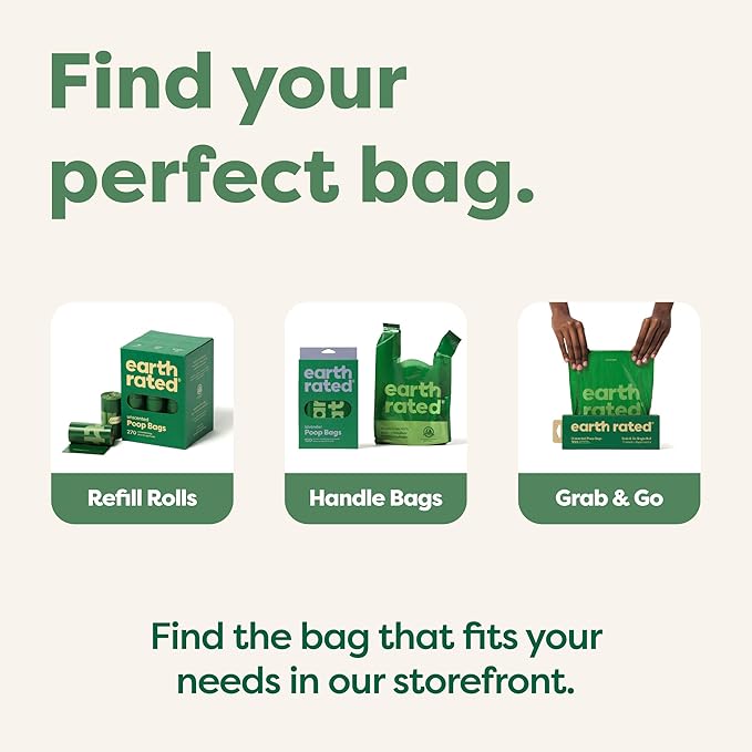 Earth Rated Dog Poop Bags on Refill Rolls, 120 Bags, Unscented | Guaranteed Leak Proof and Extra Thick Waste Bag Refill Rolls - Image 6